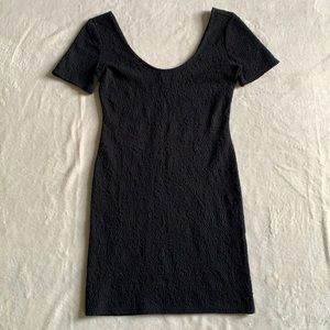 F21 woman’s floral black body on dress  Med